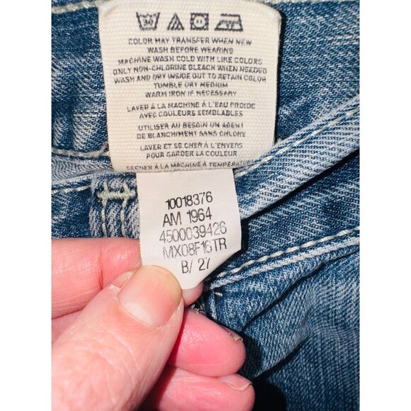 Ariat M4 Low Rise Boot Cut Mens Jeans 30x36 Blue Denim Casual Western Work Wear - Picture 5 of 11